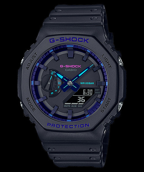 Casio G-Shock Carbon Core Guard Virtual Reality AP CasiOak Watch GA2100VB-1ADR - Prestige