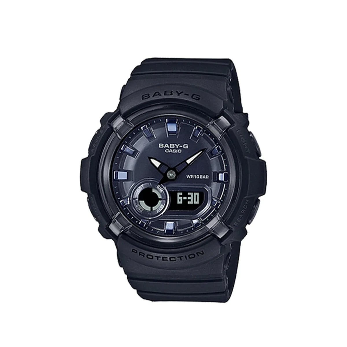 Casio Baby-G Standard Anadigi All Black Stealth Series Watch BGA-280-1ADR - Prestige