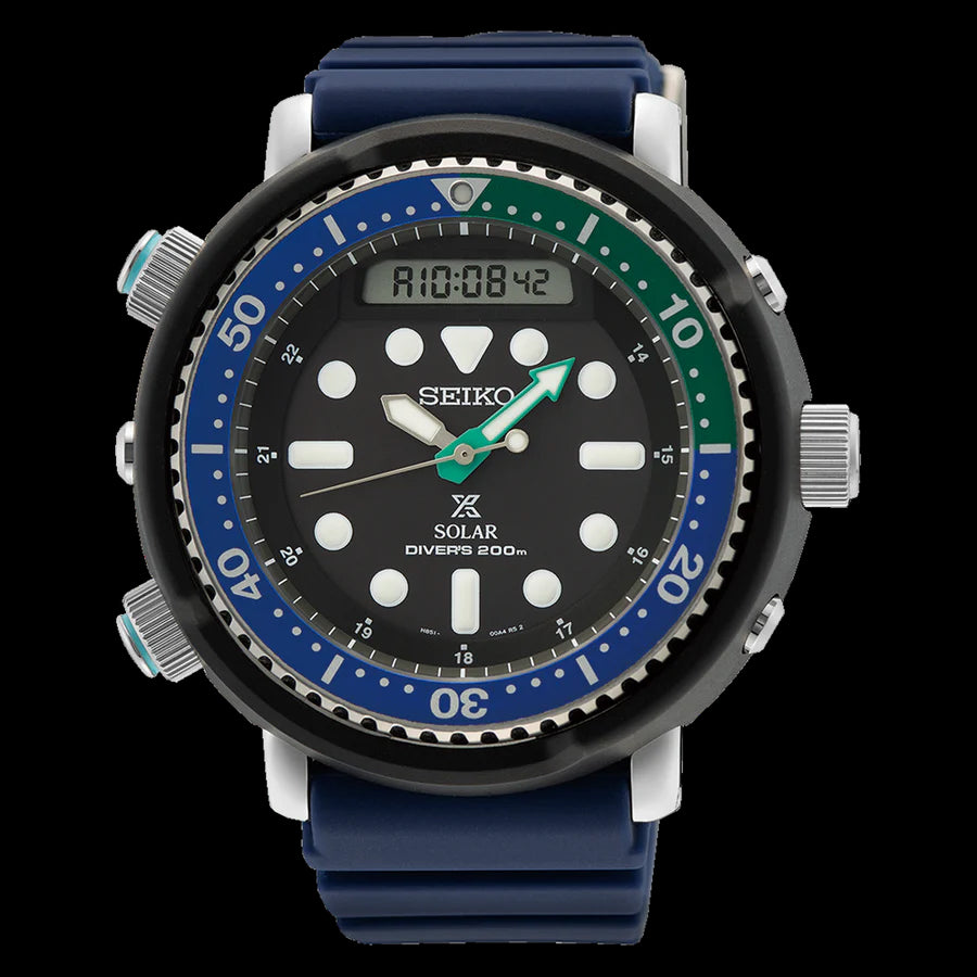 Seiko Urban Safari Series Arnie Solar Tuna Tropical Lagoon Diver's Men ...