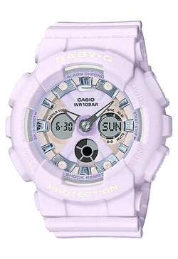 Casio Baby-G Anadigi Icey Pastel Lilac Watch BA130WP-6ADR - Prestige