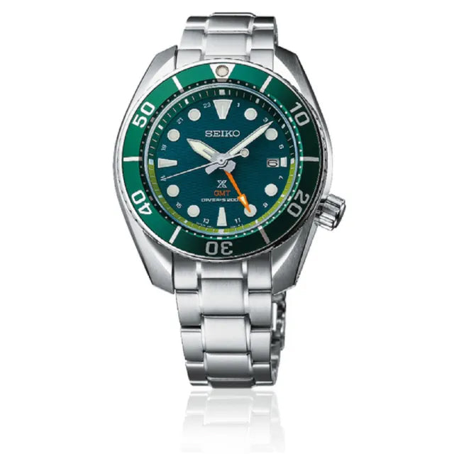 Seiko Prospex King Sumo GMT Solar Seascape Green Men's Stainless Steel Watch SFK003J1