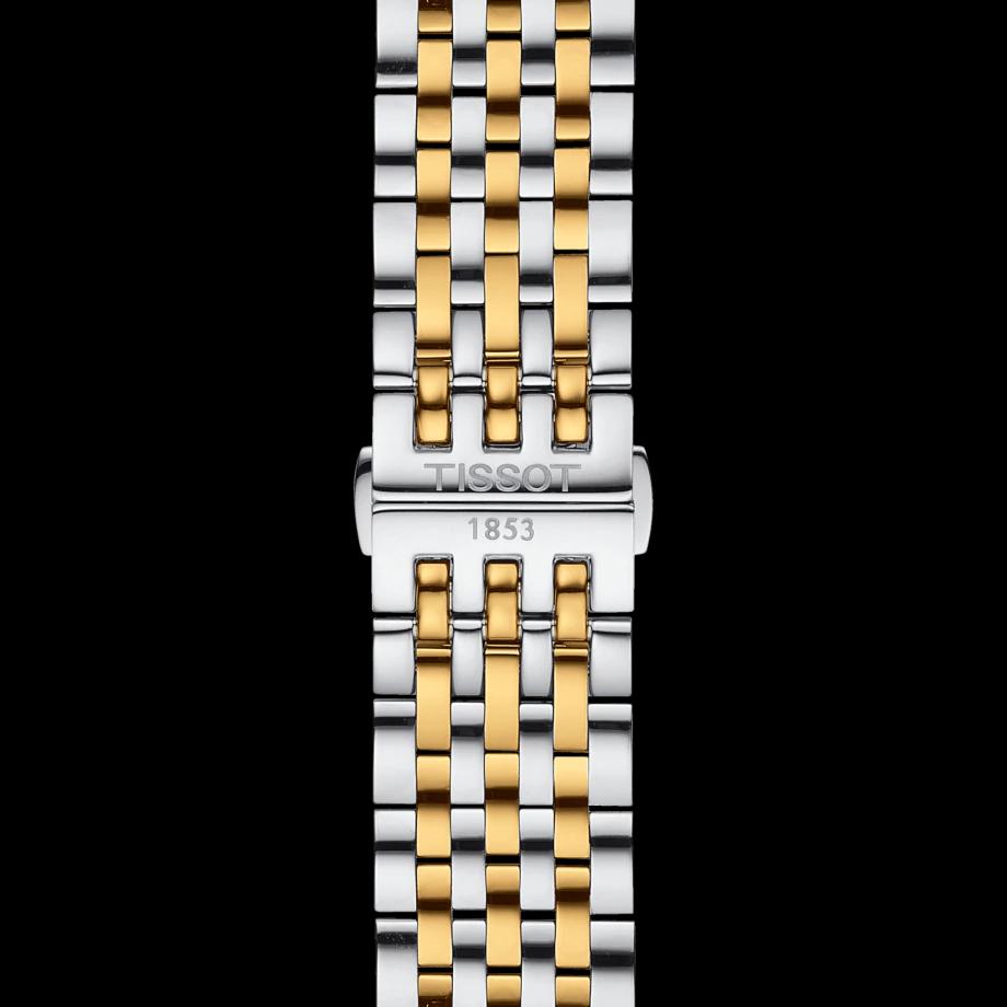 Tissot Swiss Made T-Classic Tradition 2 Tone Gold Plated Men's Watch T0636102203700 - Prestige