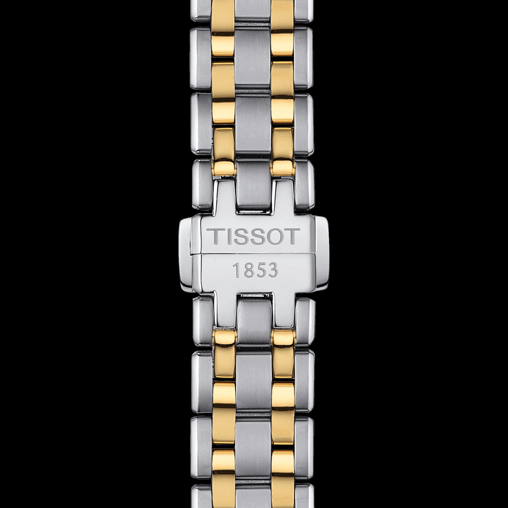 Tissot Swiss Made T-Classic Small Lady 2 Tone Gold Plated Stainless Steel Ladies' Watch T0720102203800 - Prestige