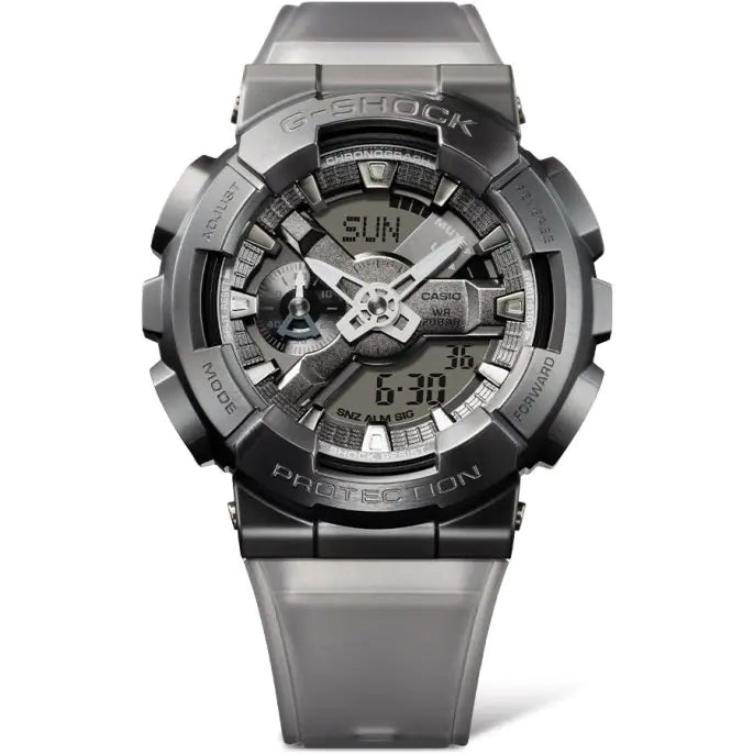 Casio G-Shock Metal Covered Midnight Fog Series Analog-Digital Grey Watch GM110MF-1ADR - Prestige