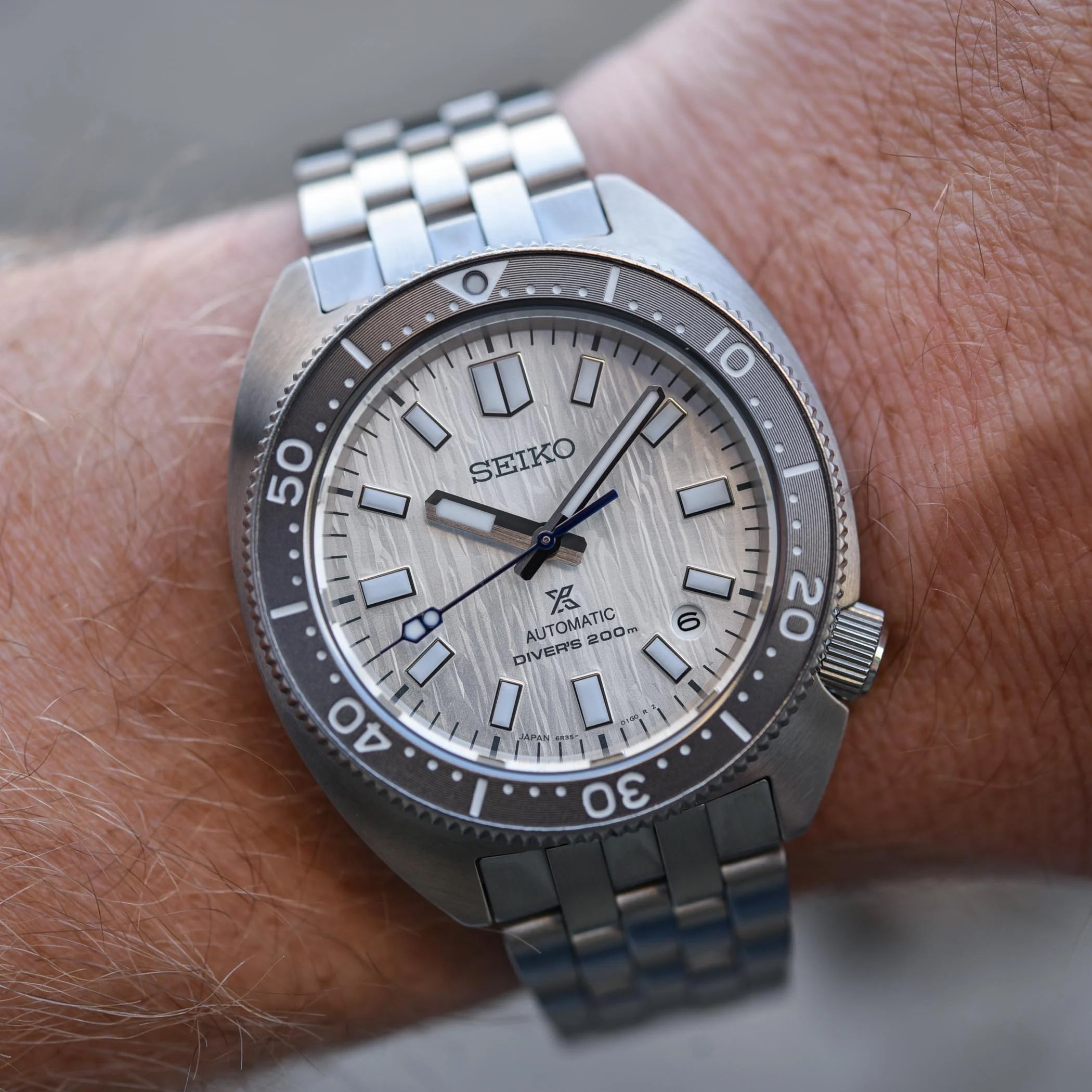 Seiko Prospex 1968 STO LE Heritage Slim Turtle Glacier 200M Stainless Steel Watch SPB333J1