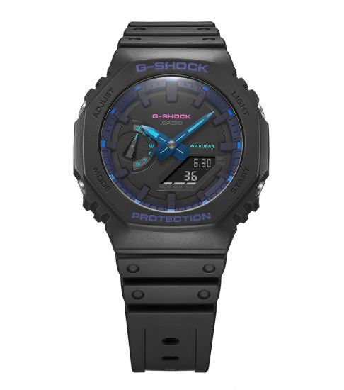 Casio G-Shock Carbon Core Guard Virtual Reality AP CasiOak Watch GA2100VB-1ADR - Prestige