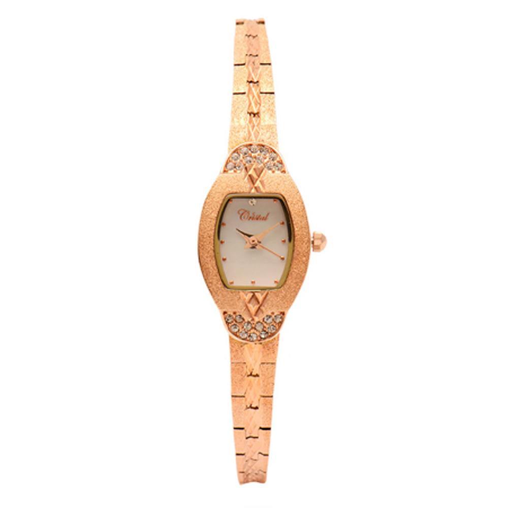 Cristal Ladies' Rose Gold Plated Watch HG3570-RGMP - Prestige