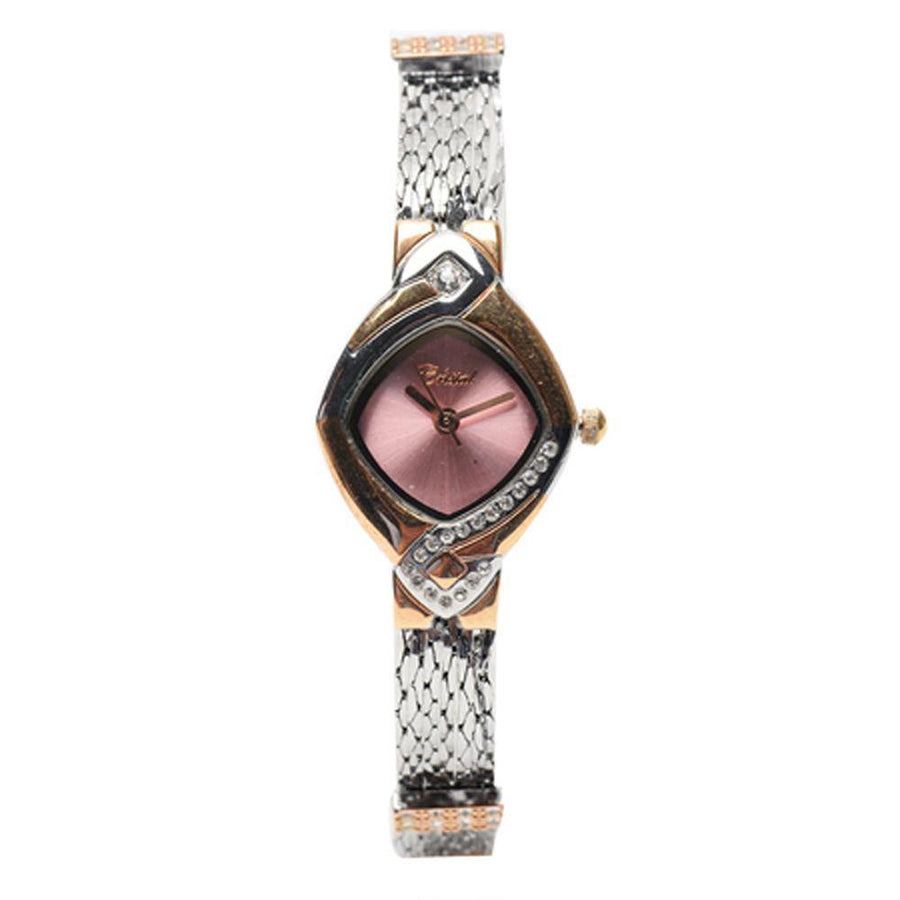 Cristal Ladies' Two-Tone Plated Strap Watch HG3636-RSPK - Prestige