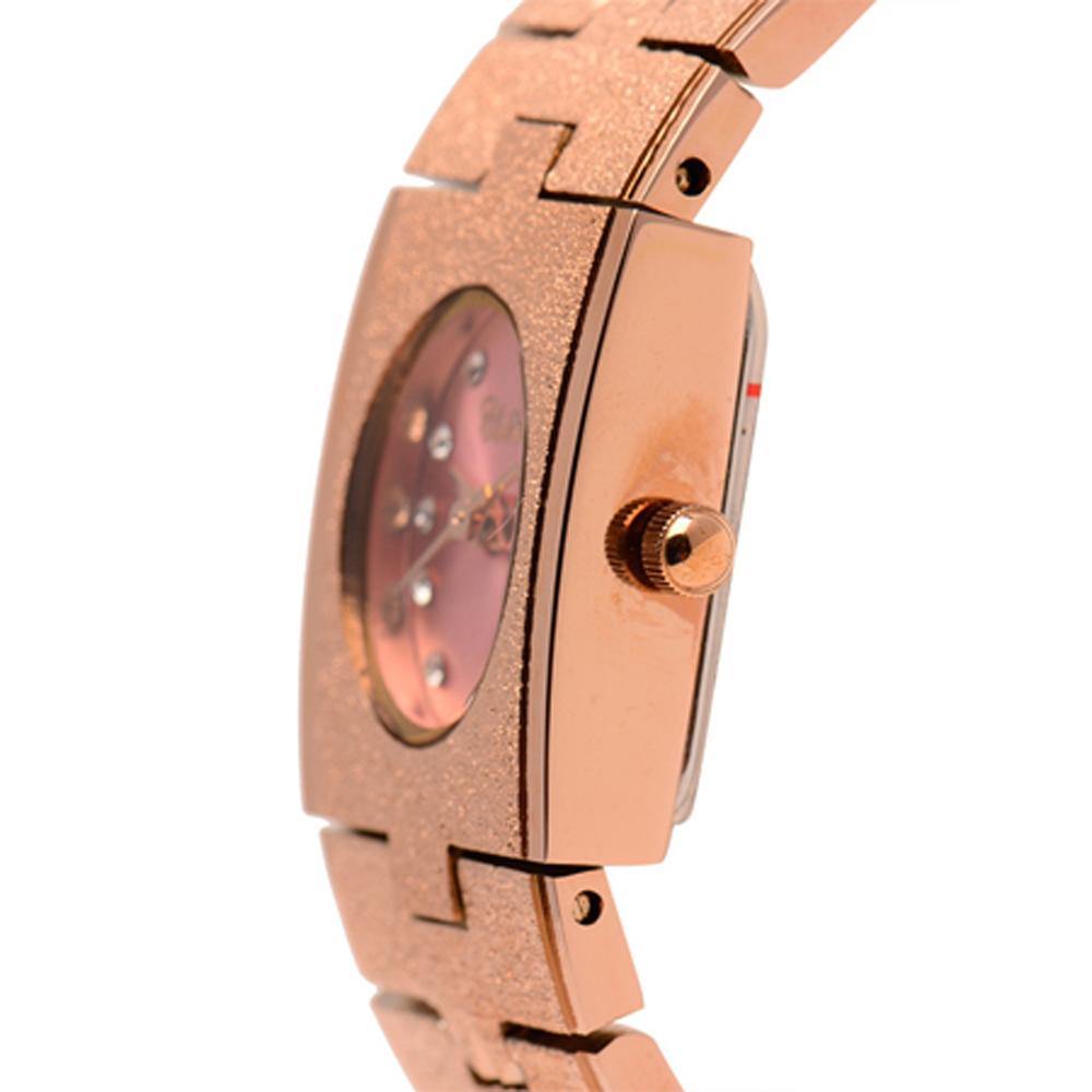 Cristal Ladies' Rose Gold Plated Strap Watch HG3650-RGPKTE - Prestige