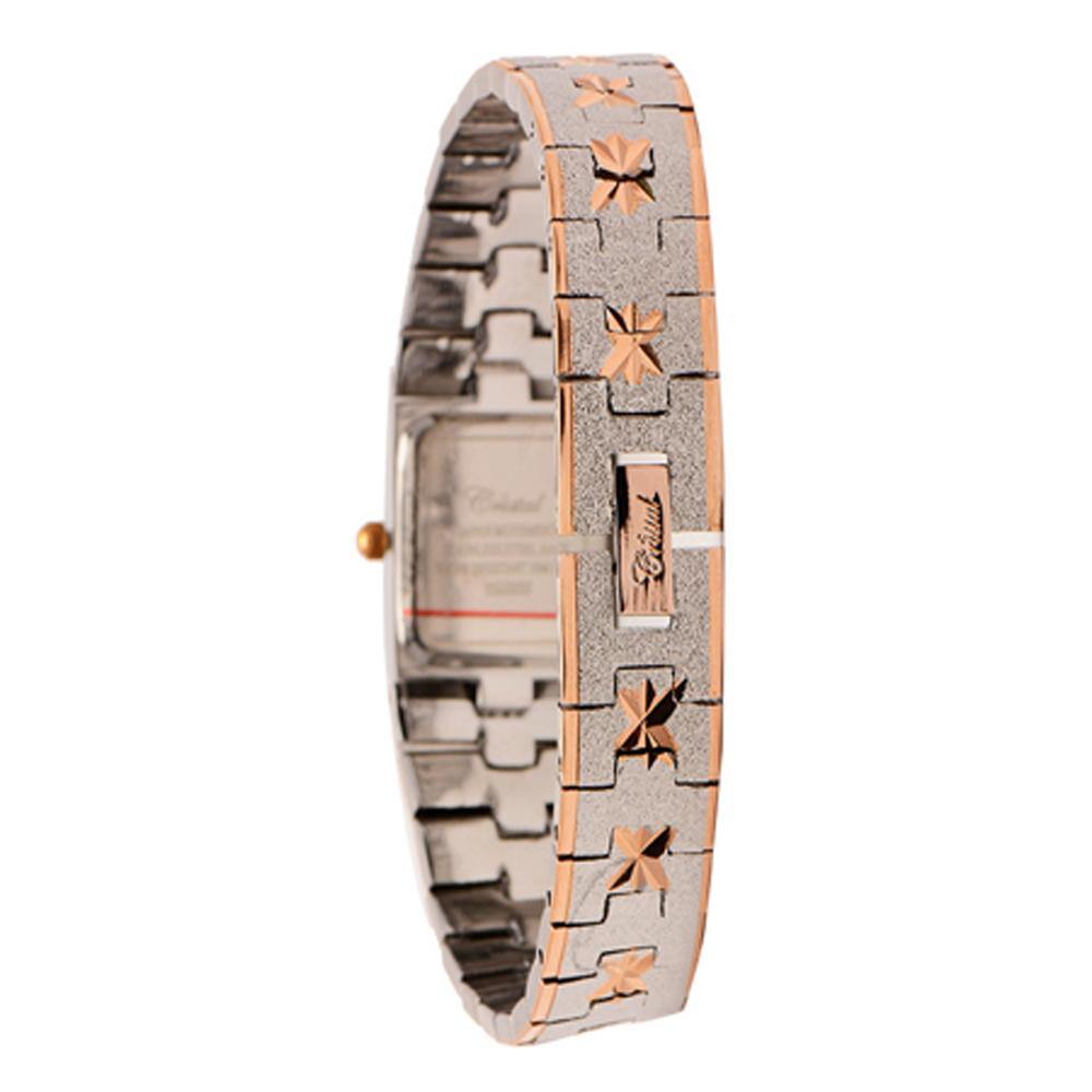 Cristal Ladies' Two-Tone Plated Strap Watch HG3650-RSPKTE - Prestige