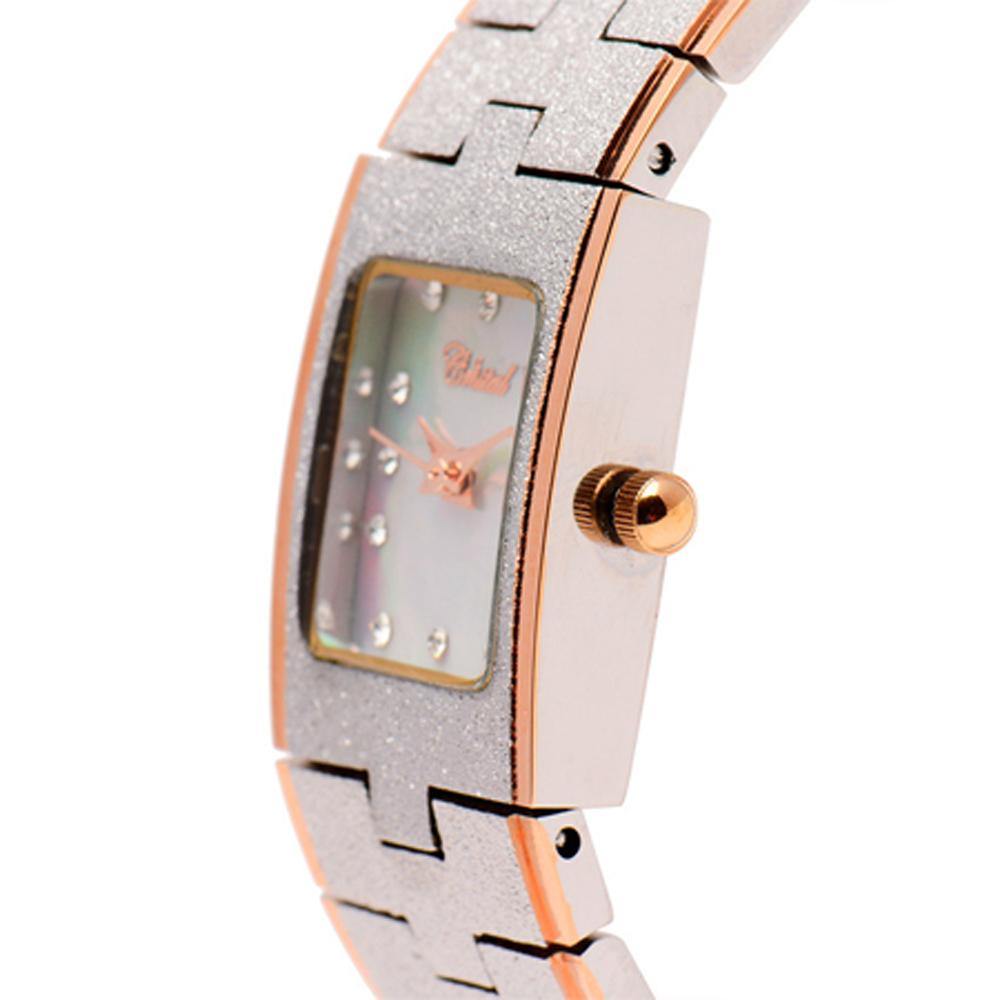 Cristal Ladies' Two-Tone Plated Strap Watch HG3679-RSMPTE - Prestige