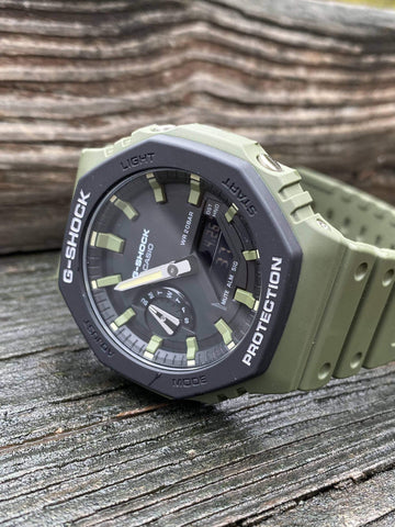 G shock outlet military green watch