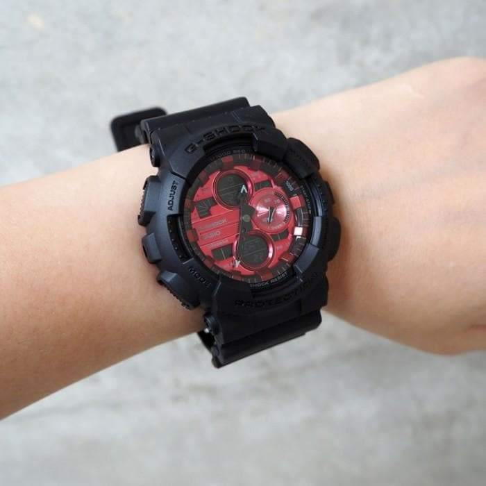 Casio G-Shock Special Color Adrenaline Black x Red Dial x Grey Accents Watch Last Dance GA140AR-1ADR - Prestige