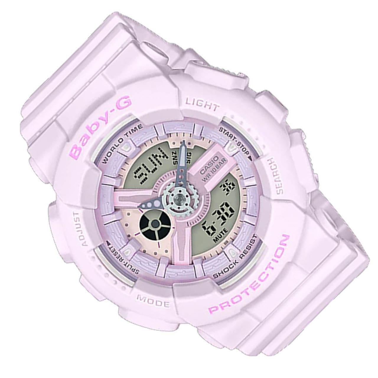 Casio Baby-G BA110 Series Standard Analog-Digital Purple Watch BA110-4A2DR - Prestige