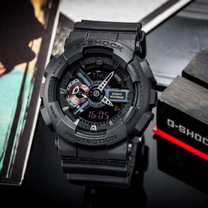 Casio G-Shock Black Stealth Series Analog-Digital Black Watch GA110MB ...
