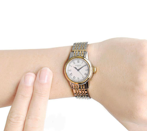 Tissot Swiss Made T-Classic Carson 2 Tone Gold Plated Ladies' Watch T0852102201300 - Prestige