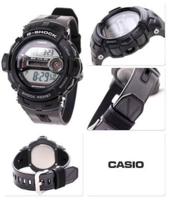 Casio G-Shock Standard Analog-Digital Power Ranger Black Watch GD200 ...