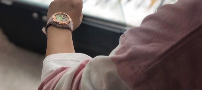 Casio Baby-G Anadigi Rose Gold Plated Pink Beige Special Color Watch BGA225CP-4ADR - Prestige