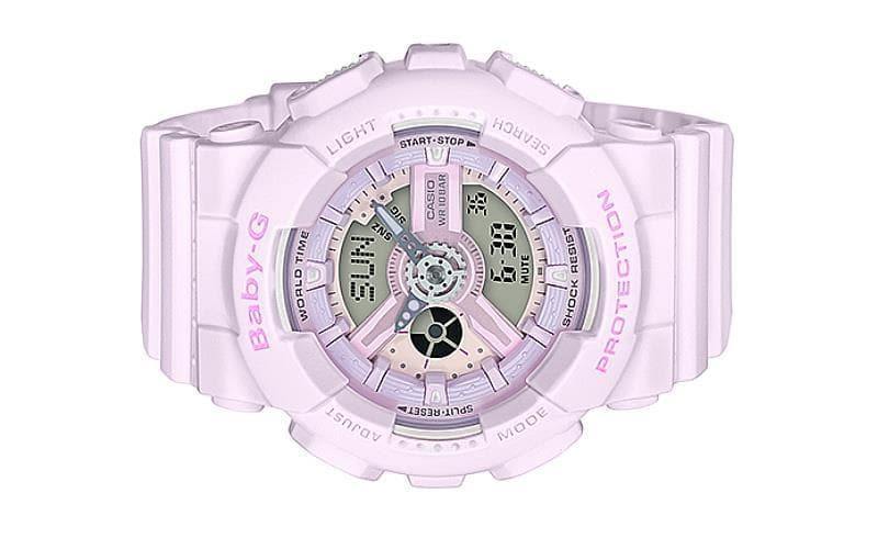 Casio Baby-G BA110 Series Standard Analog-Digital Purple Watch BA110-4A2DR - Prestige