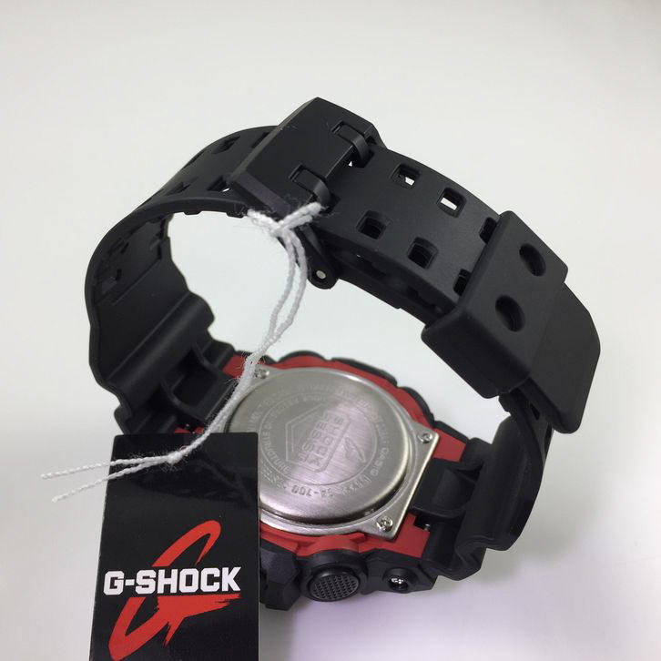 Casio G-Shock Standard Analog-Digital Black x Red x Grey Accents Last Dance Watch GA700-1ADR - Prestige