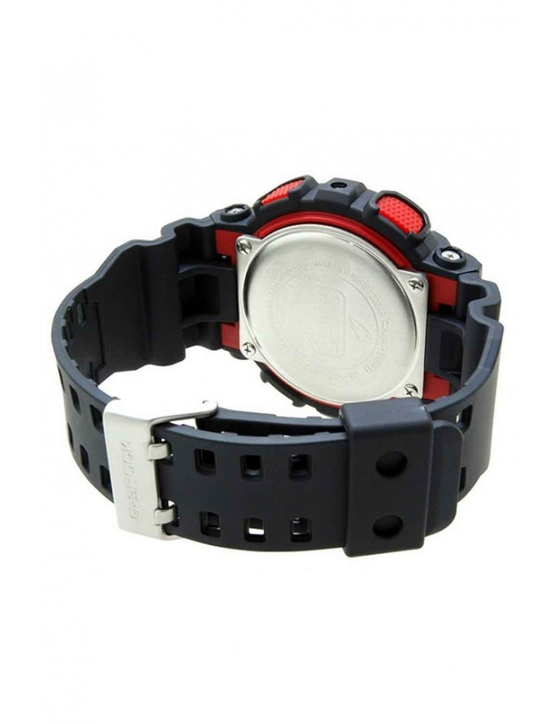 Casio G-Shock Analog-Digital Black x Red Accents Watch GA100-1A4DR - Prestige