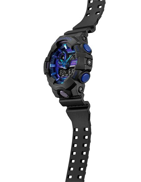 Casio G-Shock Anadigi Virtual Reality Blue Violet x Black Watch GA700VB-1ADR - Prestige