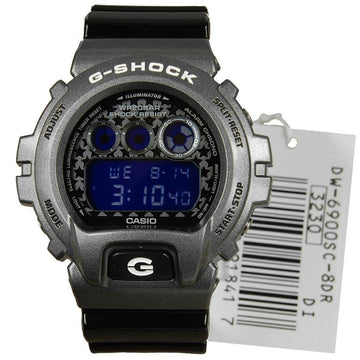 Casio G-Shock Sports Digital Crazy Colors Silver x Black Watch DW6900SC-8DR