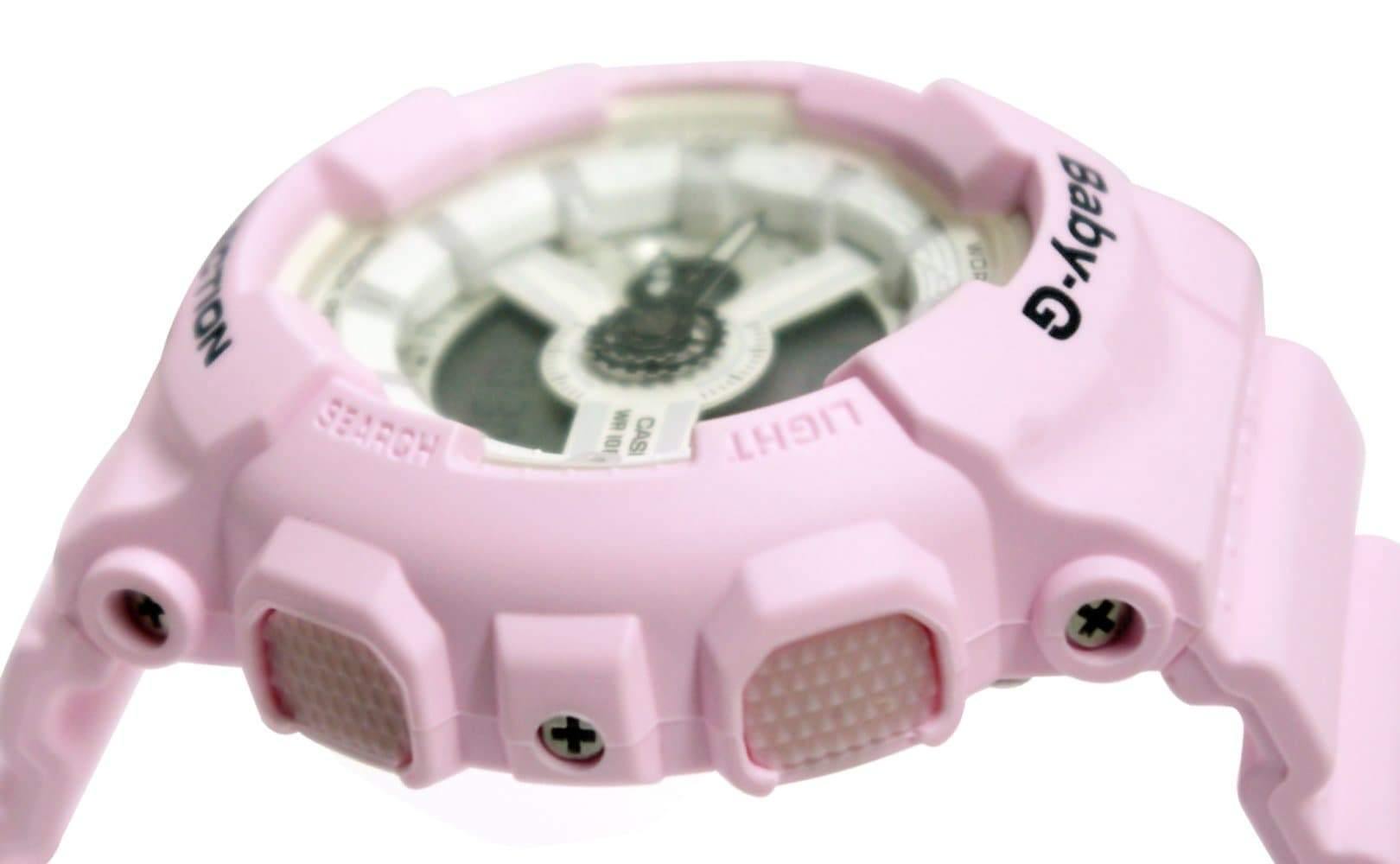 Casio Baby-G BA110 New Beach Color Series Analog-Digital Pastel Pink Watch BA110BE-4ADR - Prestige