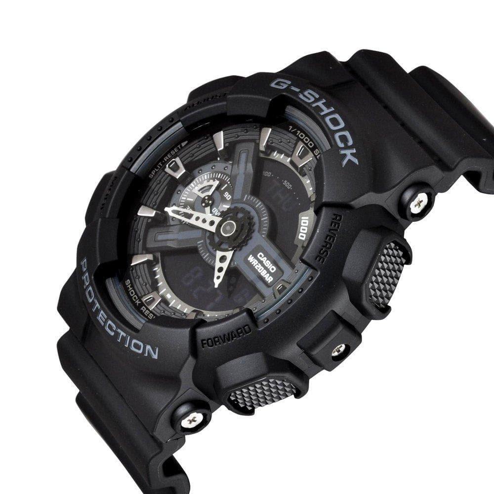 Casio G-Shock Black Stealth Series Analog-Digital All Black Watch GA110 ...