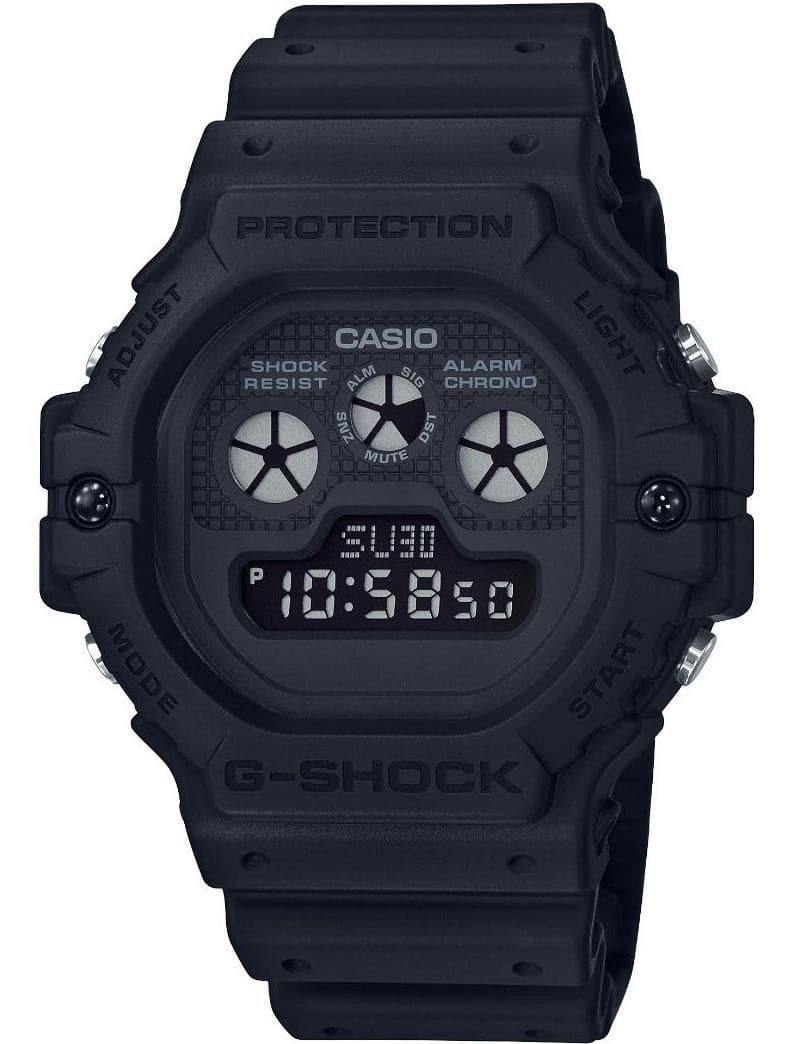 Casio G-Shock Black Stealth Series Digital Basic Color All Black Watch DW5900BB-1DR - Prestige