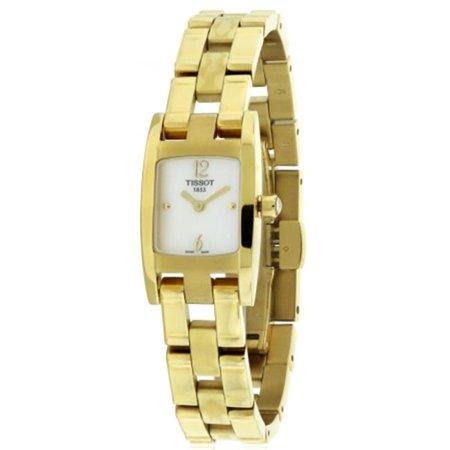Tissot Swiss Made T-Lady T3 Ladies' MOP Gold Plated Watch T0421093311700 - Prestige