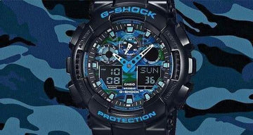 G shock best sale military blue