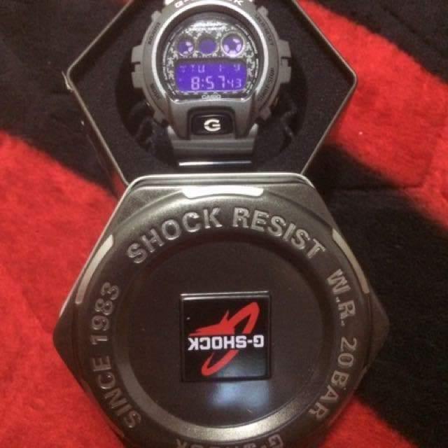 Casio G-Shock Sports Digital Crazy Colors Silver x Black Watch DW6900SC-8DR - Prestige