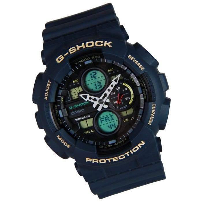 Casio G-Shock Special Color The Green Hornet Anadigi Greenish Blue Watch GA140-2ADR - Prestige