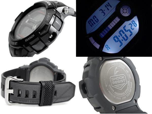 Casio G-Shock Standard Analog-Digital Power Ranger Black Watch GD200 ...