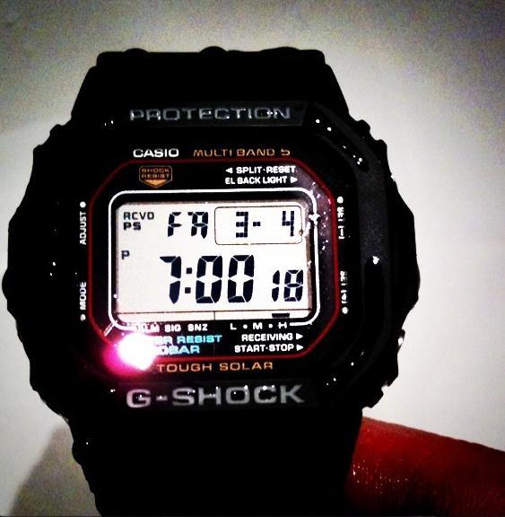 Casio G-Shock G-LIDE Series Digital Black x Purple Accents Watch GLX5500-1DR - Prestige