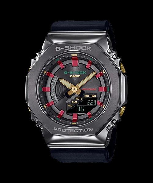 Casio G-Shock Carbon Core Guard Black x Pink AP CasiOak Ladies' Metal Case Watch GMS2100CH-1ADR - Prestige