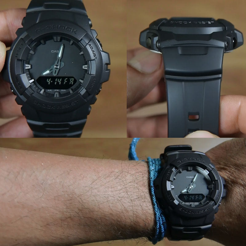 Casio G-Shock Black Series Anadigi Black Watch G100BB-1ADR - Prestige