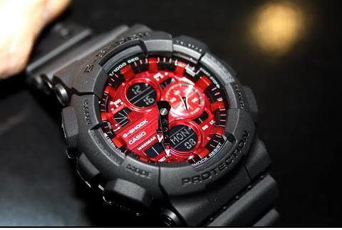 Casio G-Shock Special Color Adrenaline Black x Red Dial x Grey Accents Watch Last Dance GA140AR-1ADR - Prestige