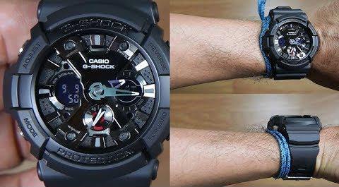 Casio G-Shock Standard Anadigi Black x Metallic Grey Accents Watch GA201-1ADR - Prestige