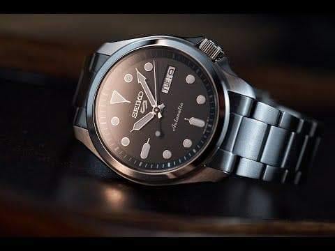 Seiko 5 Sports 100M Automatic Men's Watch Black Dial SRPE55K1 - Prestige