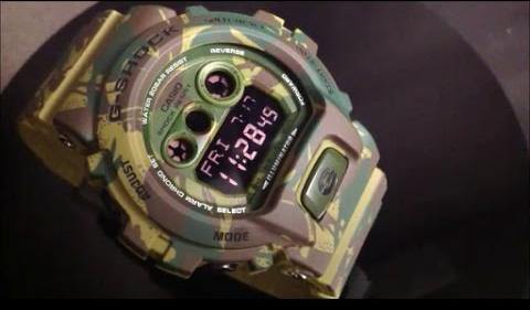 Casio G-Shock Military Standard Digital Camo Green Watch SAFC Jammer GDX6900MC-3DR - Prestige