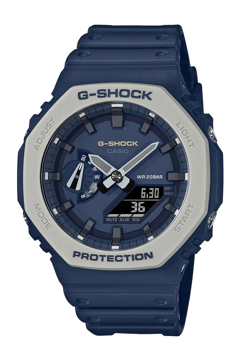 Casio G-Shock Carbon Core Guard Earth Tone Navy Blue AP CasiOak Watch GA2110ET-2ADR - Prestige