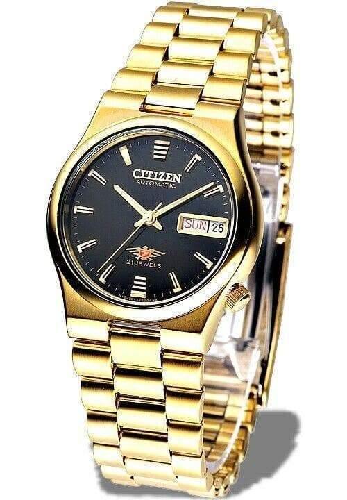 Citizen Classic Automatic Men's Gold Stainless Strap Watch NH3742-56E - Prestige