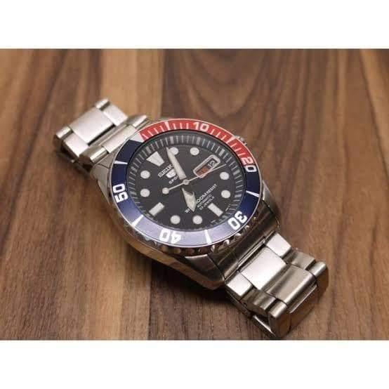 Seiko 5 Sports Pepsi Sea Urchin Automatic Men's Watch SNZF15K1 - Prestige