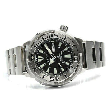 Seiko Black Monster Baby Tuna Prospex Men s Stainless Steel Watch