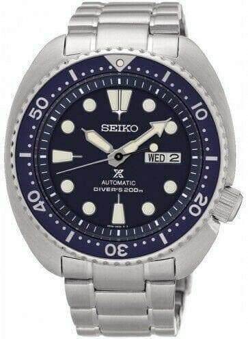 Seiko Blue Turtle Prospex Diver's Men's Stainless Steel Strap Watch SRP773K1 - Prestige