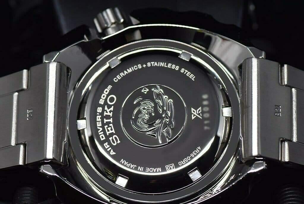 Seiko Japan Made Black Ceramic Shroud Tuna 200M Diver's Men's Watch SRPA79J1 - Prestige