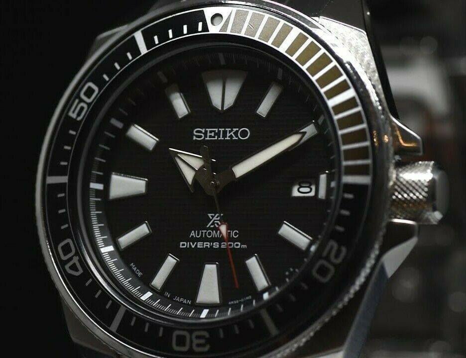 Seiko Japan Made Black Samurai 200M Diver's Men's Watch SRPB51J1 - Prestige