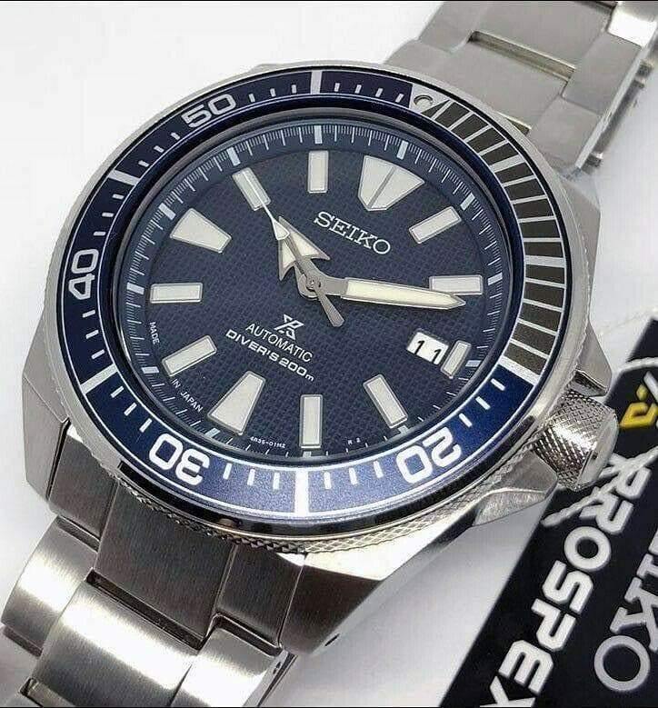 Seiko Japan Made Blue Samurai 200M Diver's Men's Watch SRPB49J1 - Prestige